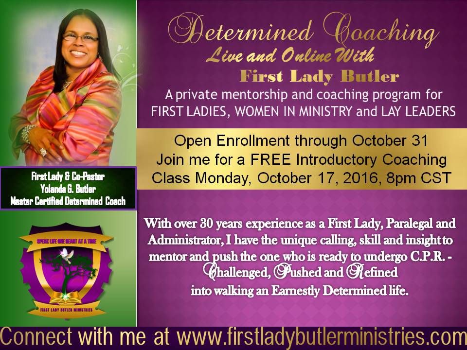Enrollment for Determined Coaching now open throug