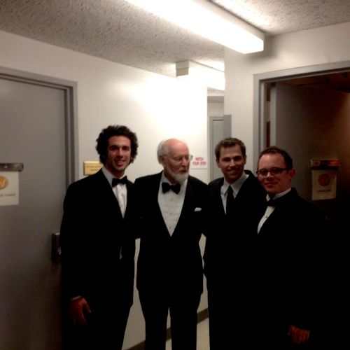 Shane Nickels after performing a concert conducted