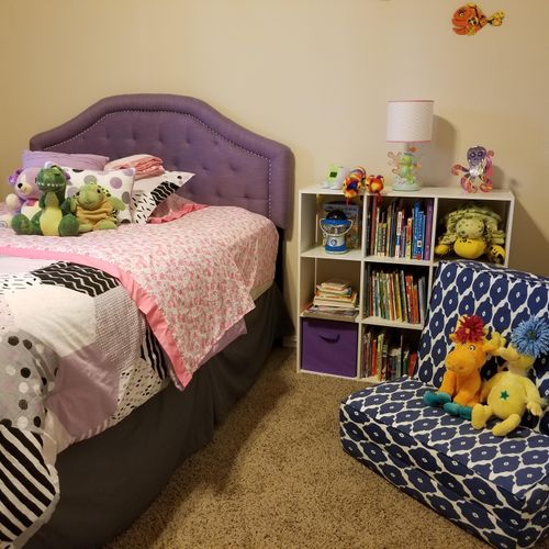 Childrens Bedroom Project: Organized/Cleaning/Desi