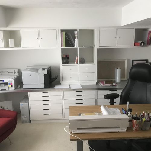 Ikea office cabinetry-assembly and install