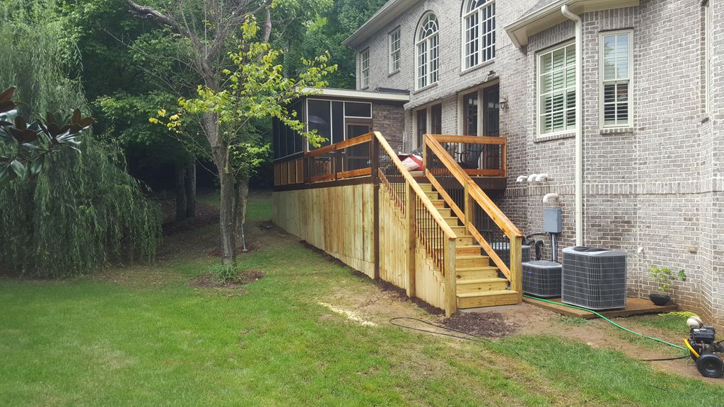 Decks start as low as $10 per square ft