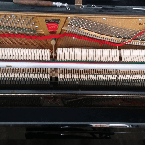Bechstein upright for a regular client. Amazing in