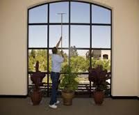 Residential and commercial window cleaning.