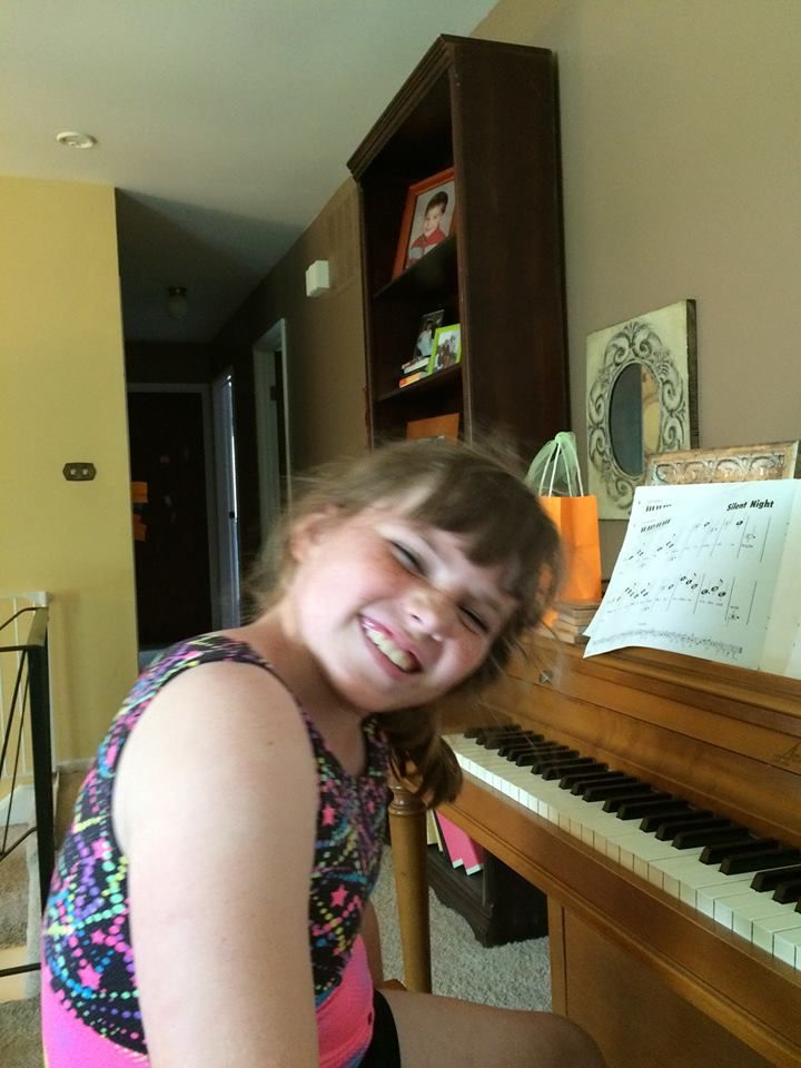 All giggles with Fiona.