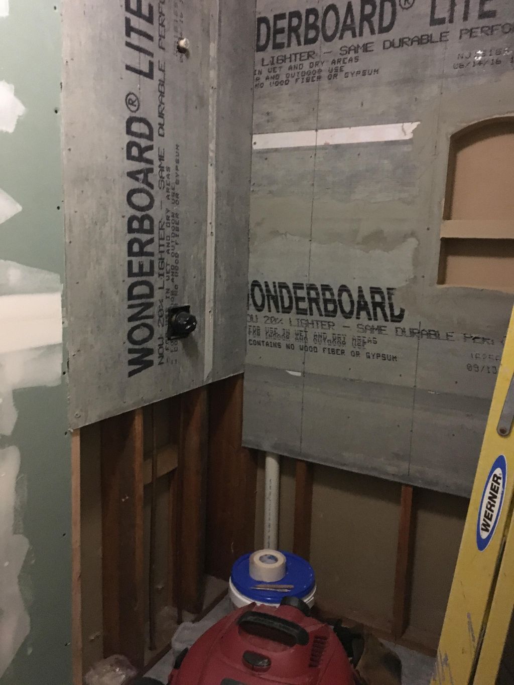 Bathroom 1 During Remodel