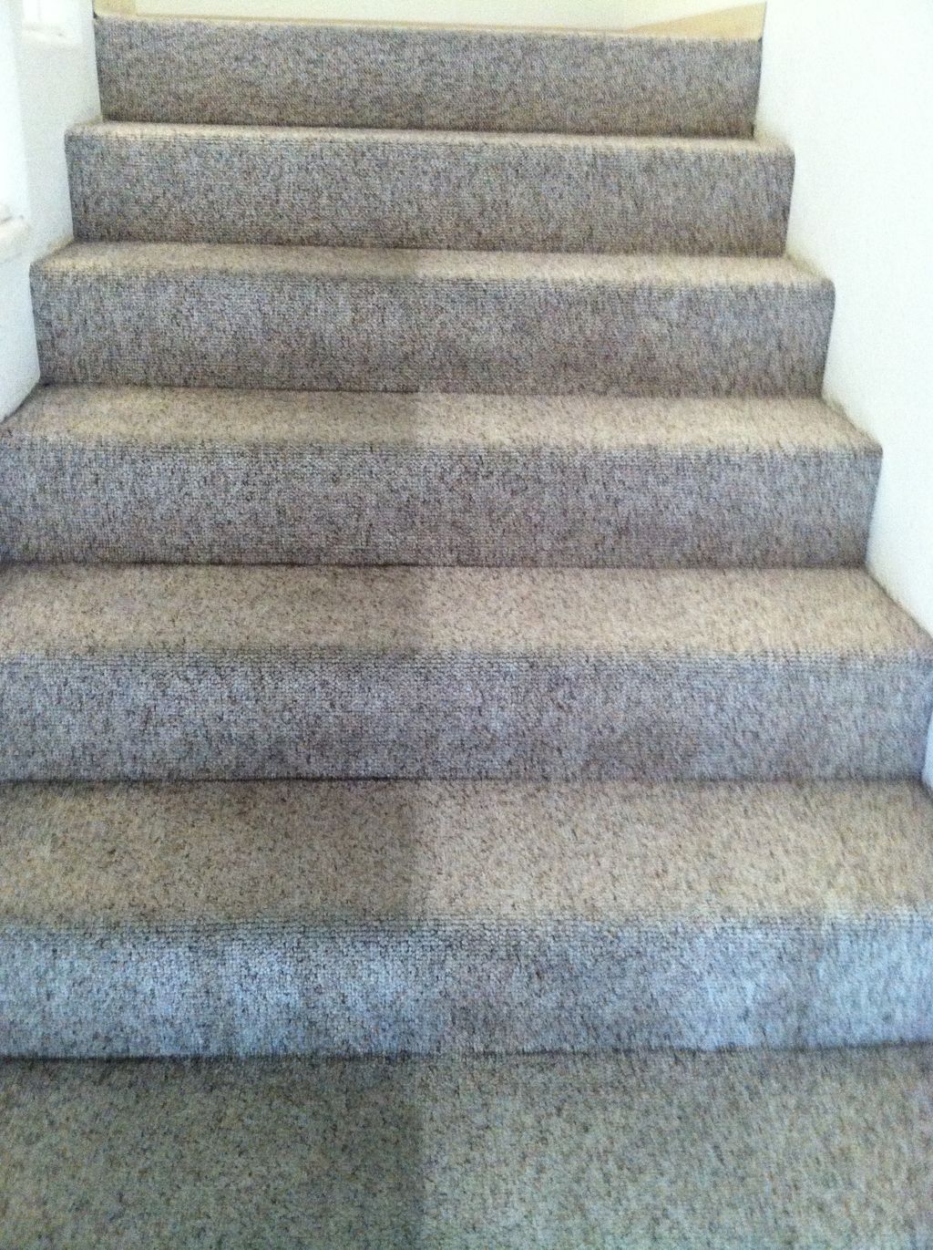 Berber carpet on Stairs before and after