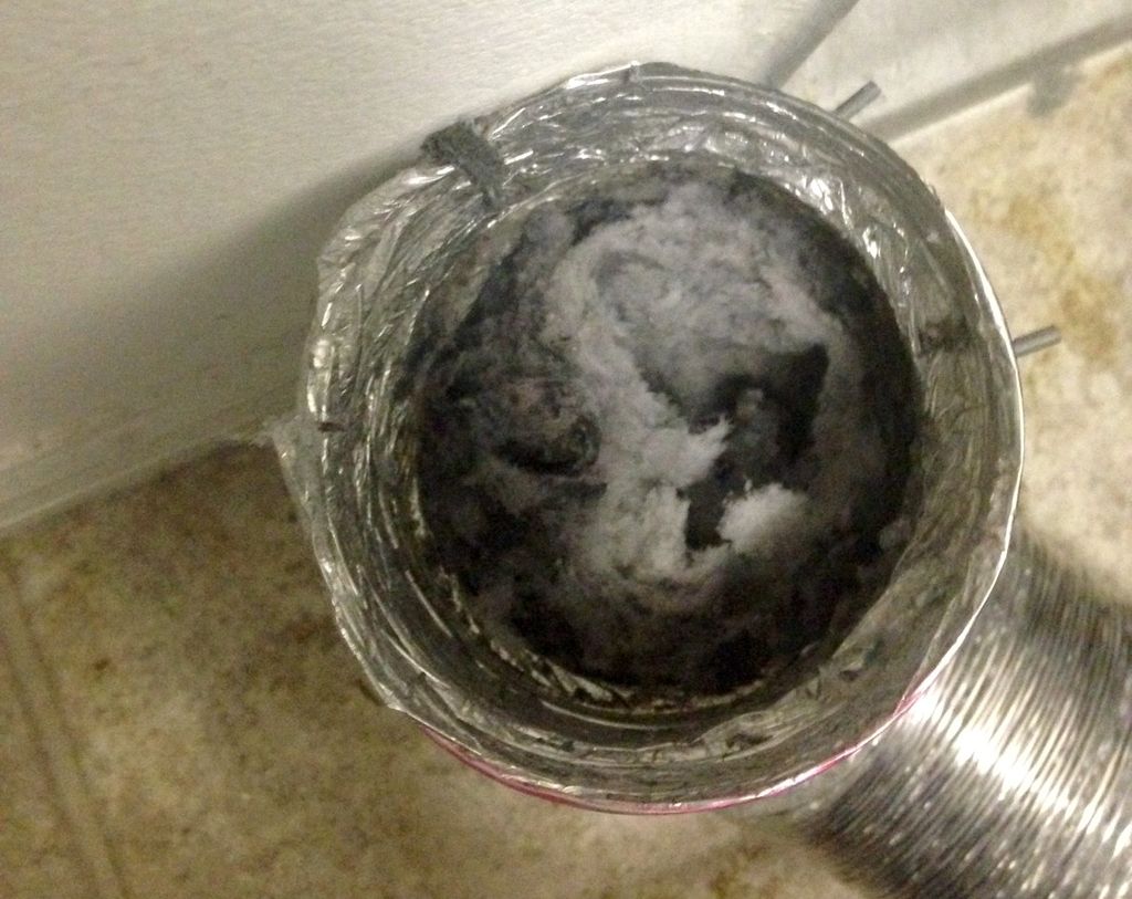 Dryer hose that was replaced