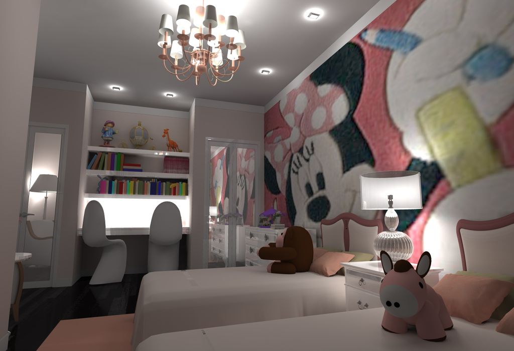 Farach Residence-kids Bedroom-computer rendering