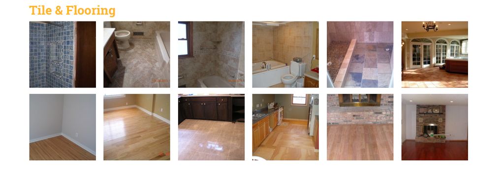 Galley of Finished Tile and Flooring work