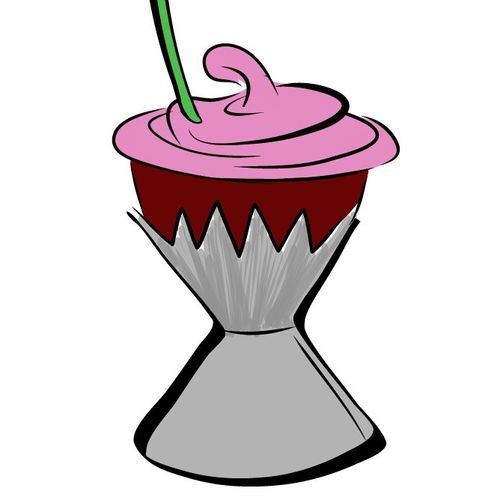 Proposed logo for Spirited Cupcakes