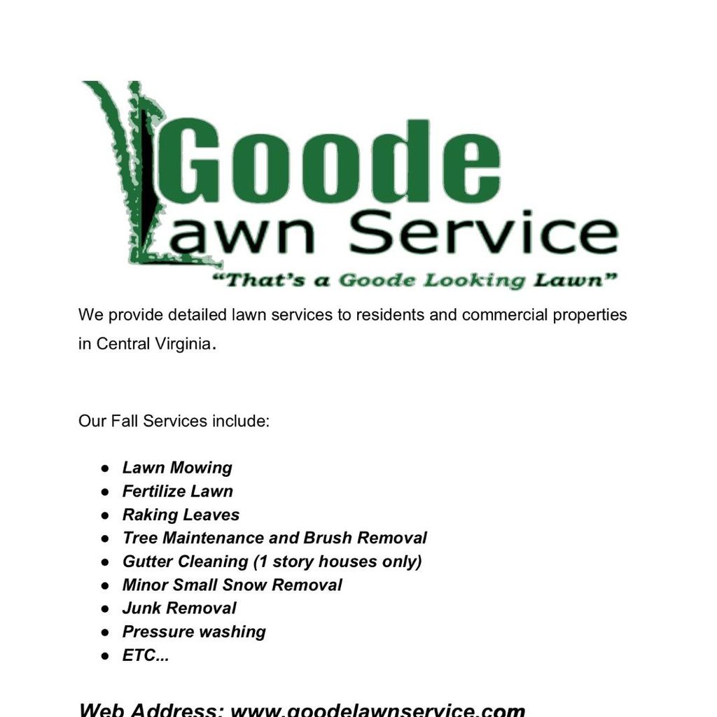 Goode Lawn Service