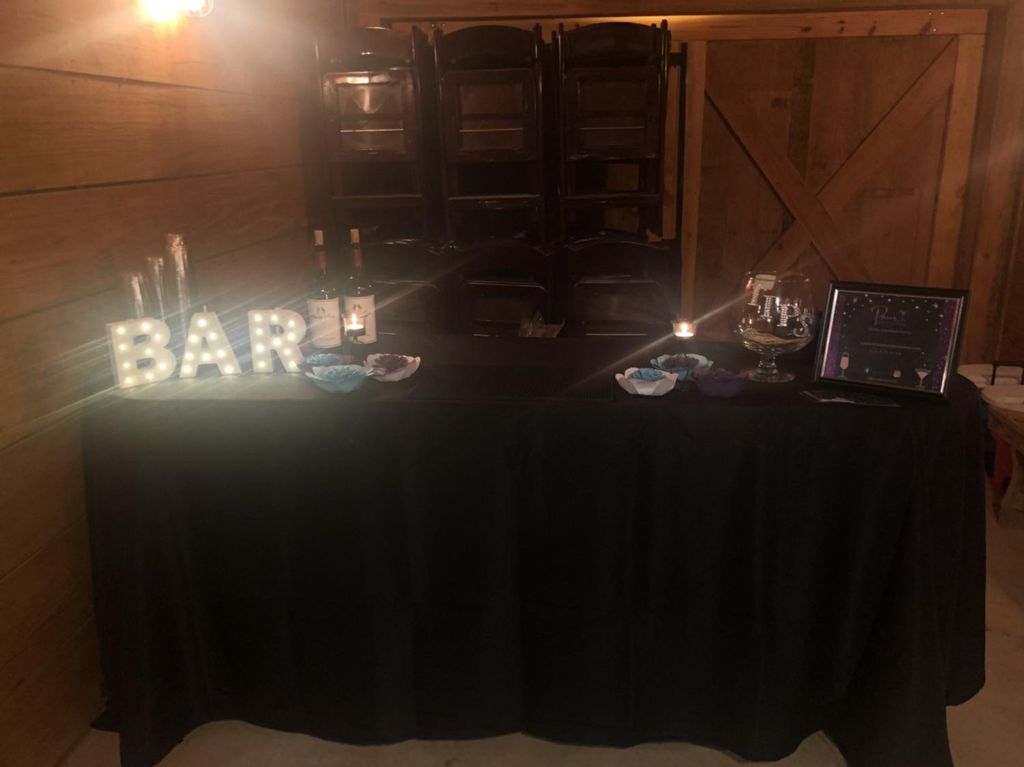 Getting set up for a college event in this beautif