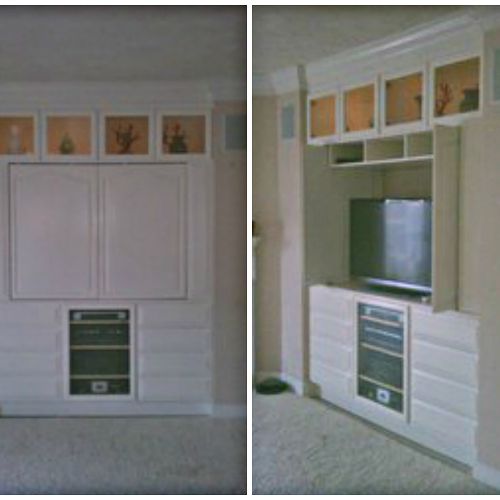 Year: 2014
Job: Build an entertainment center with