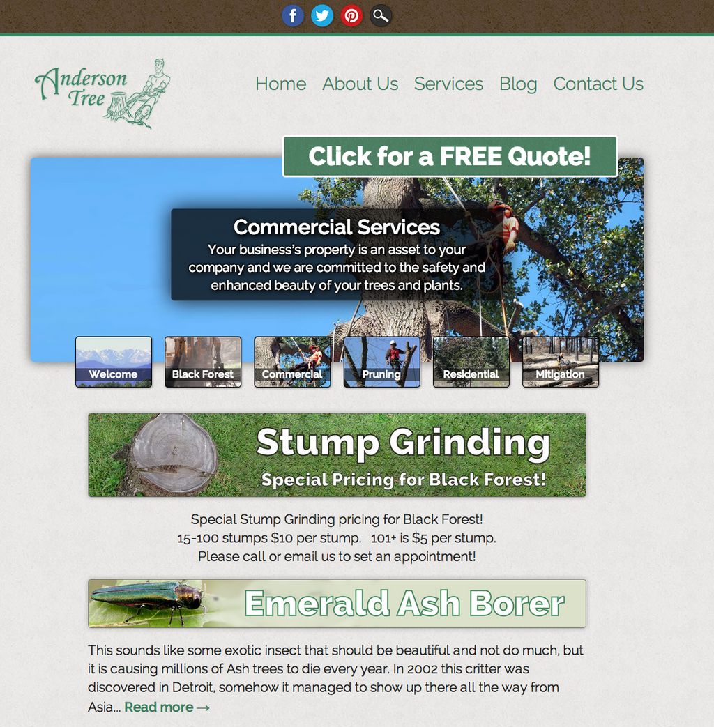 Custom Drupal website for our client - Anderson Tr
