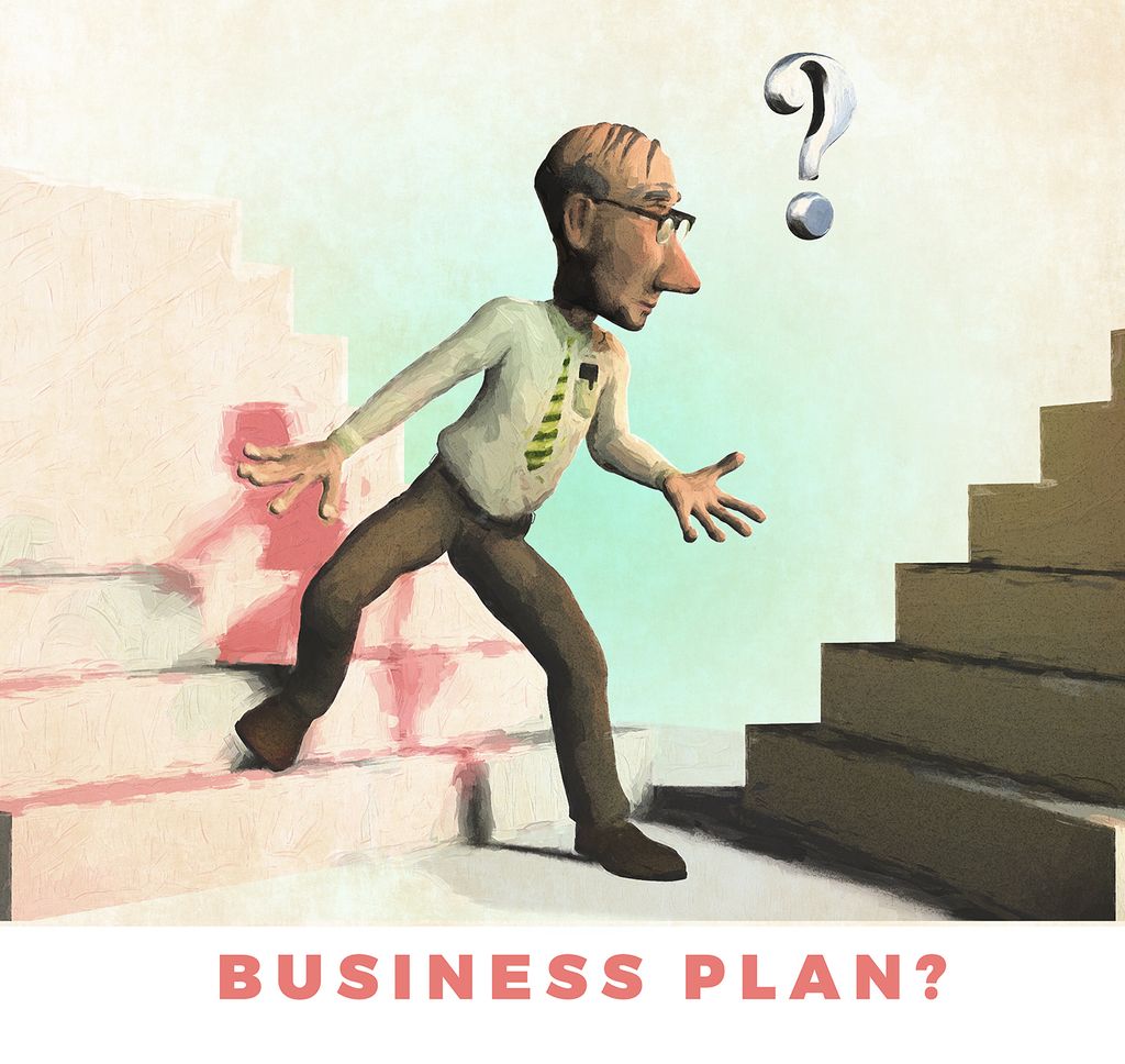 Corporate spot illustrations.