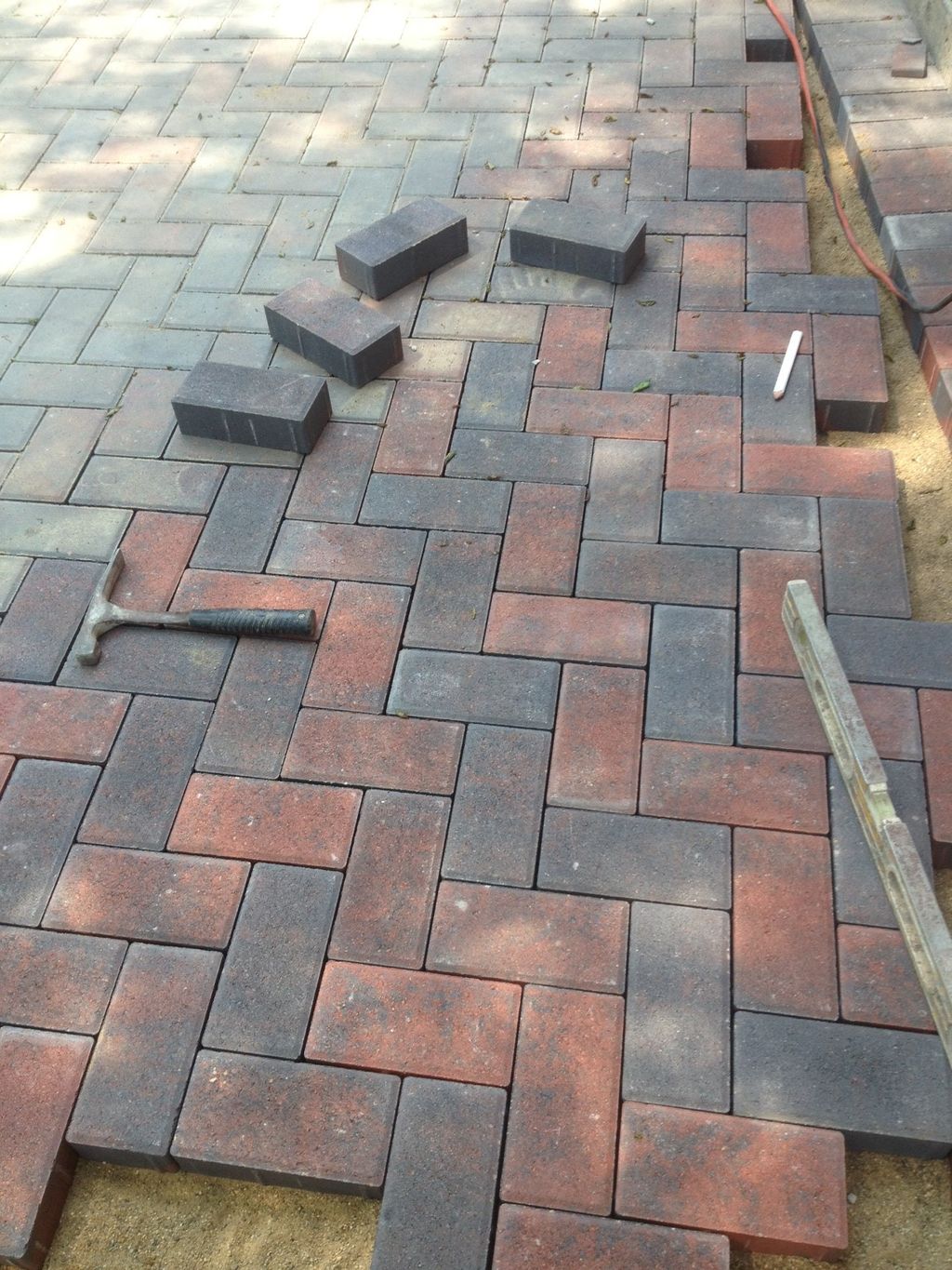 Photo of brick paver patio