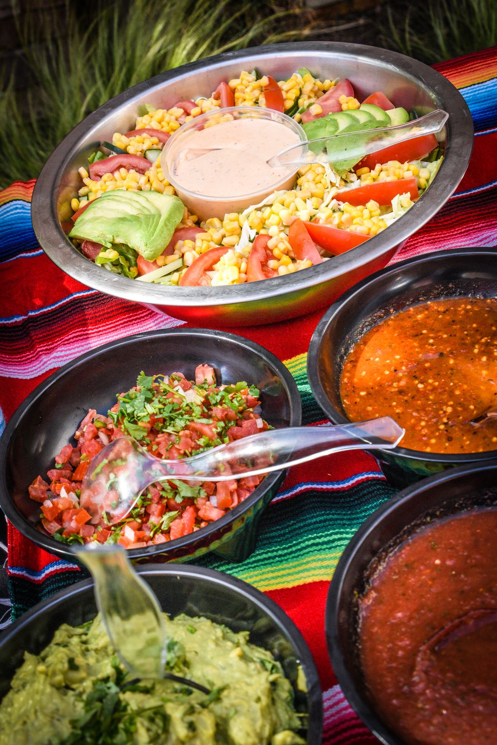 Salsa Bar- Full Service Setting