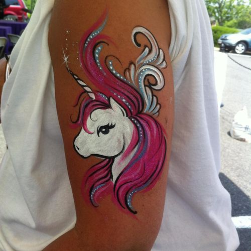unicorn arm art
