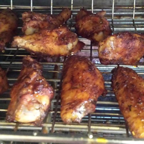Smoked chicken breasts. always juicy! 