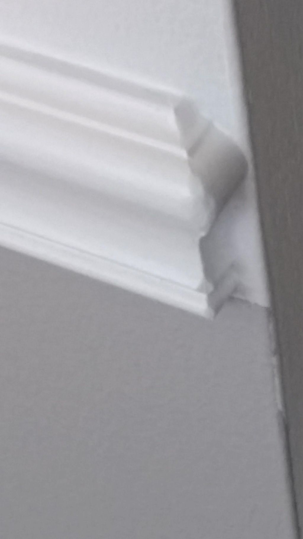 This is a fancy chair rail return I did recently. 