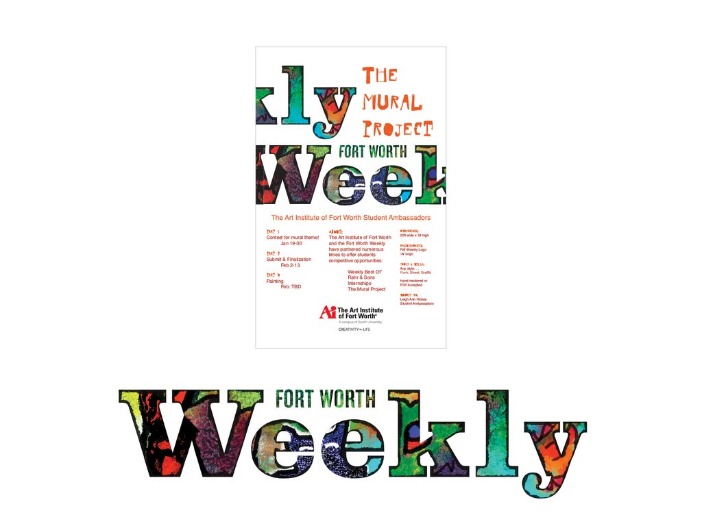 An event poster for a campus event at The Art Inst