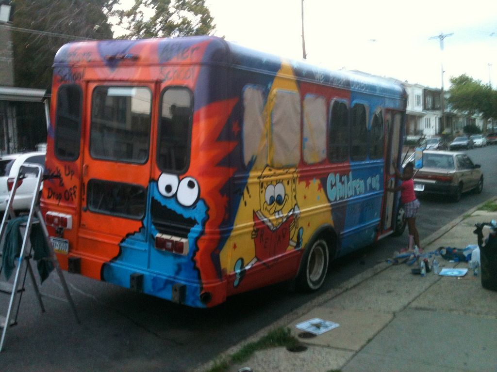 "Children R Us" bus
8230 Frankford Ave.
