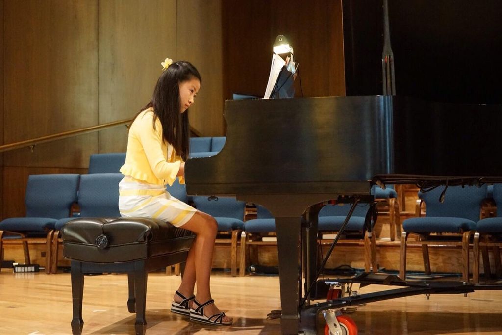 Here is my other student performing at our yearly 