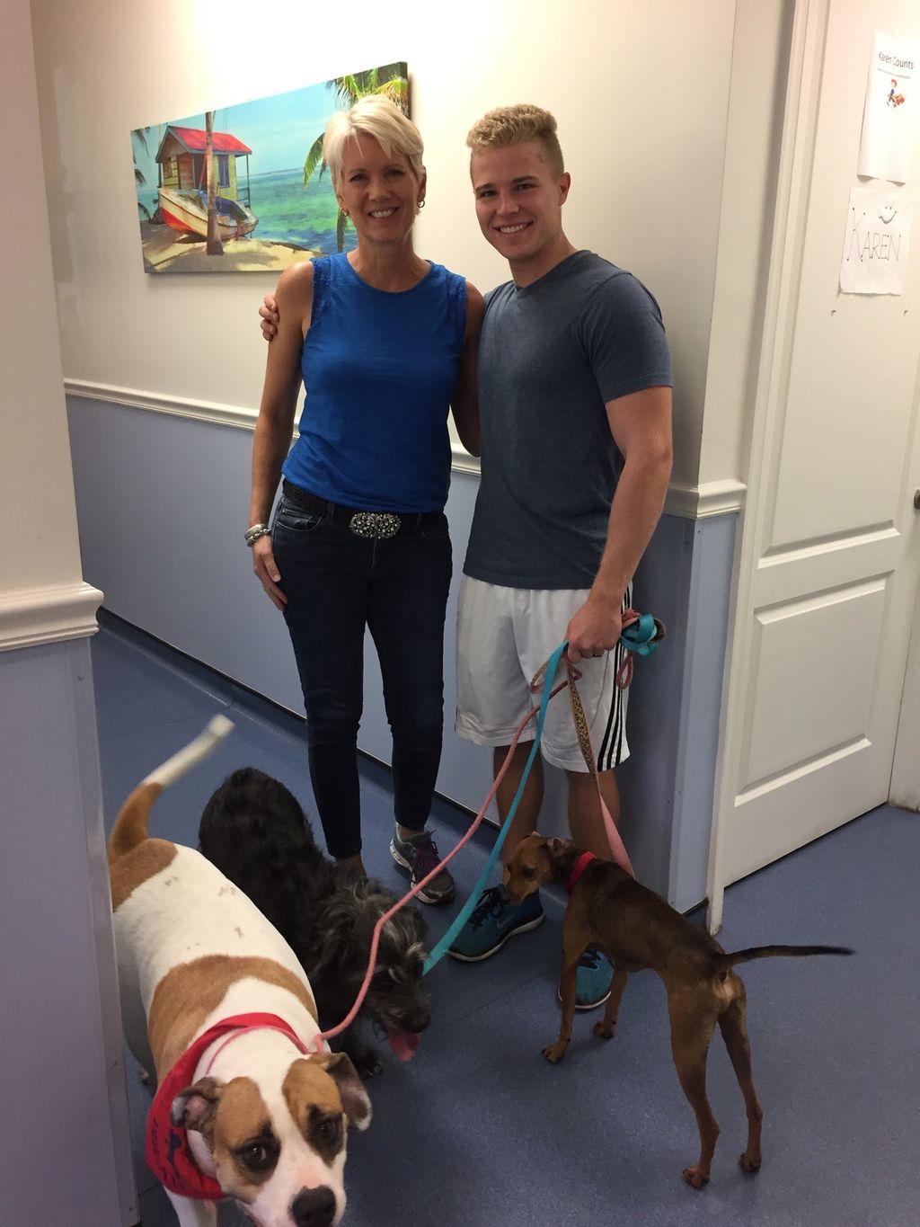 Here's me at Furry Friends working on socializatio