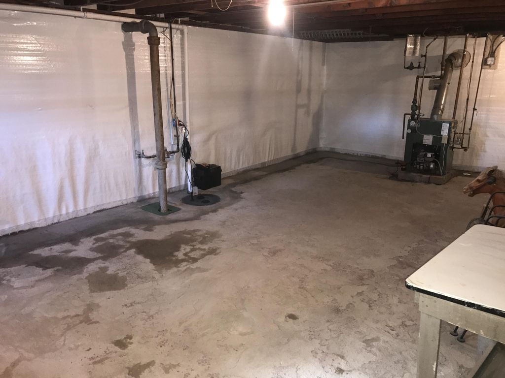 Waterproofing, flexiseal wall and sump after. 