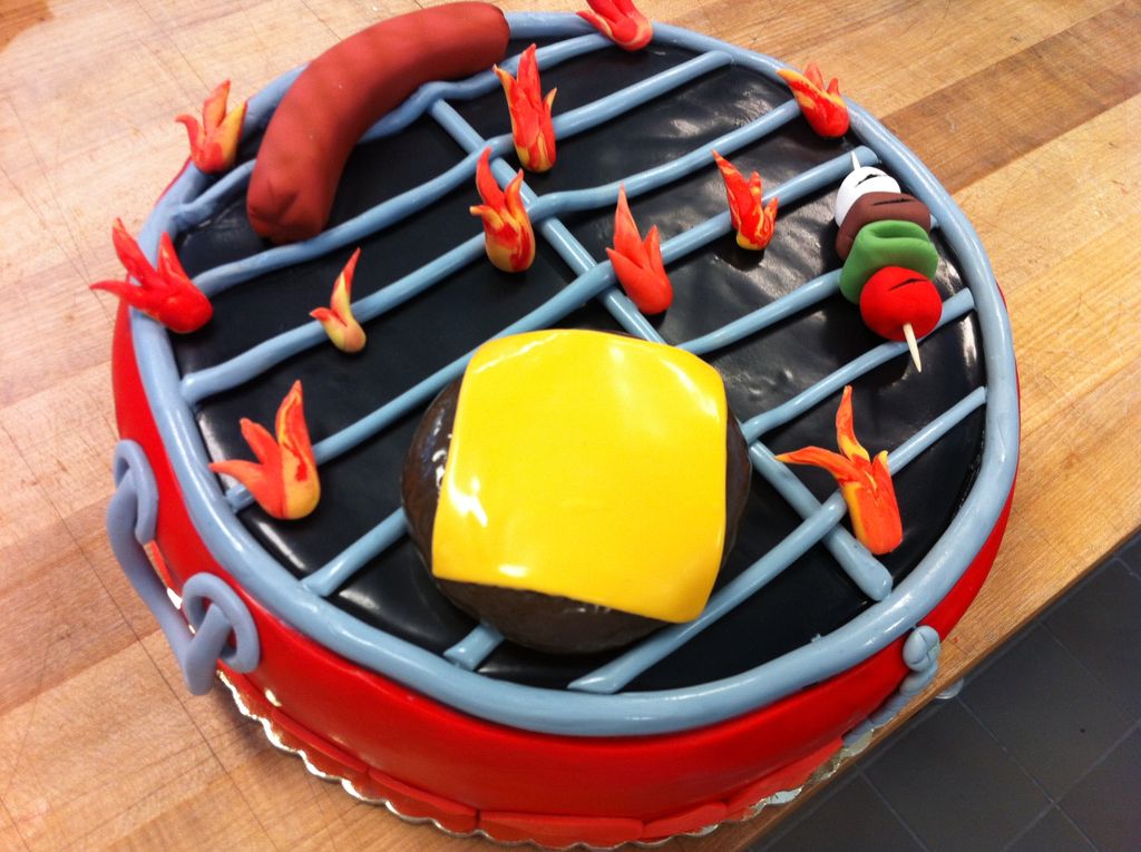Grill Grooms Cake