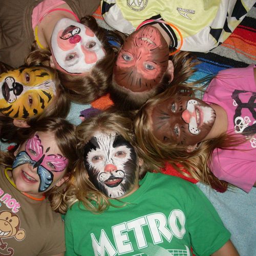 We do kids face painting as well!