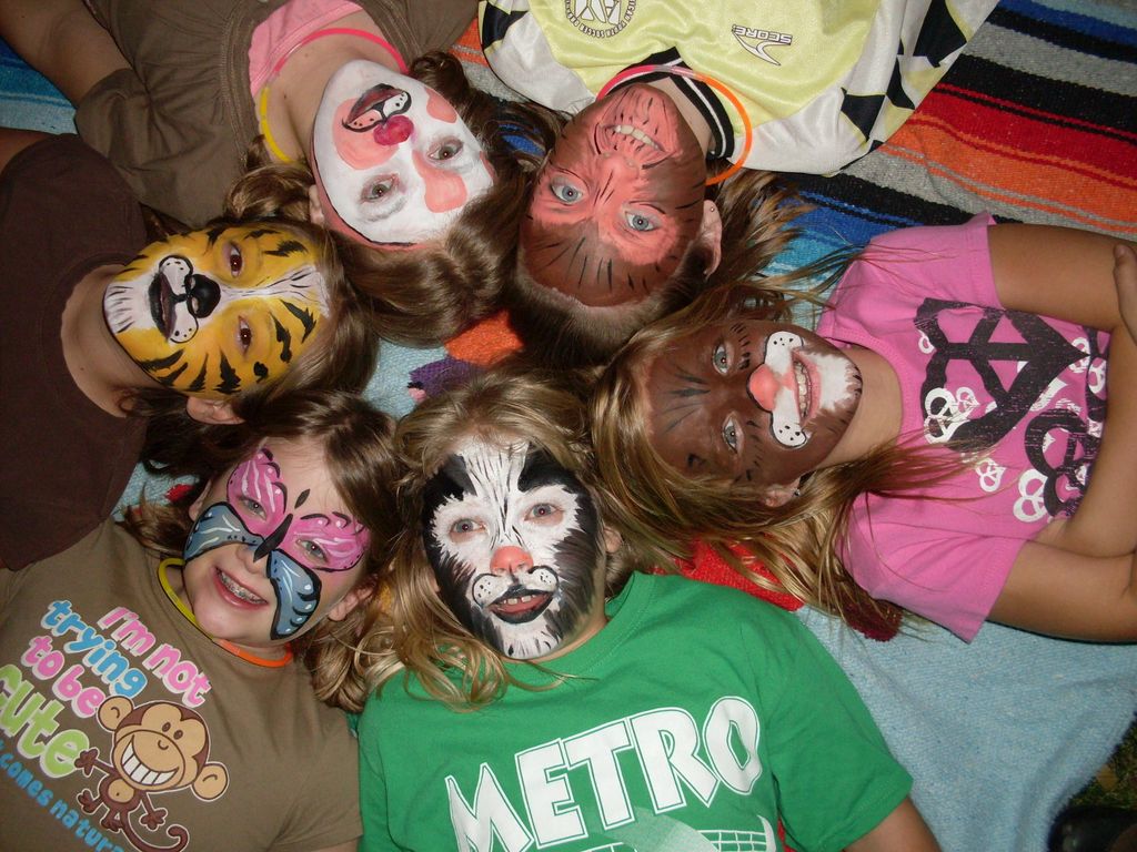We do kids face painting as well!