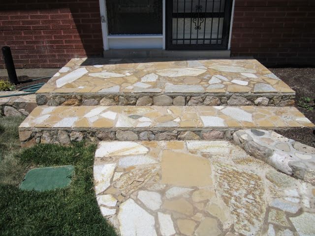 Flag stone and steps