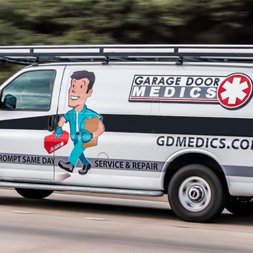 Be on the look out for one of our vans!