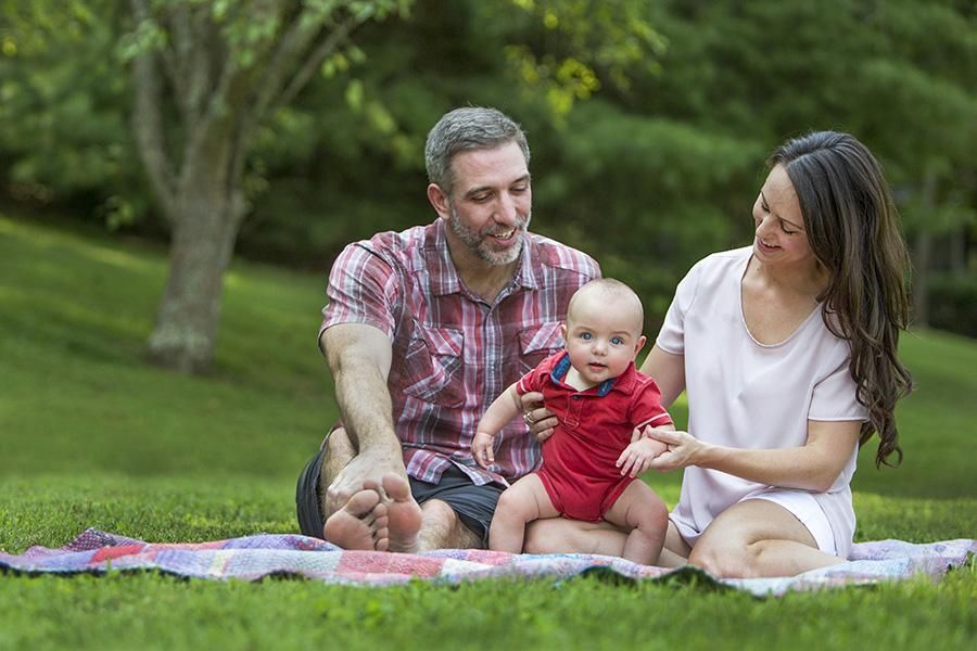 I photograph families