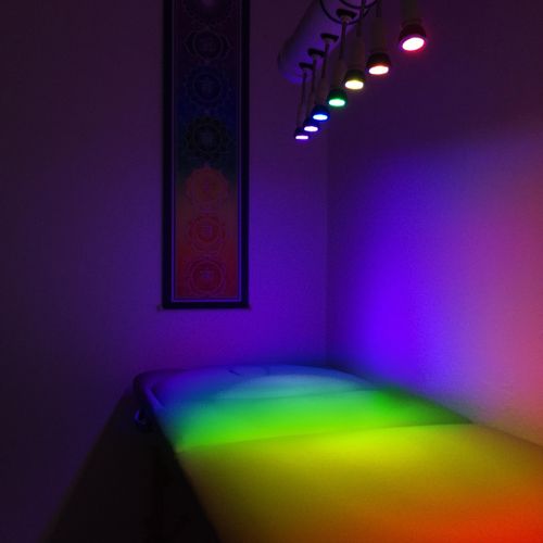 New! - "Chakra Light Therapy"! These colored light
