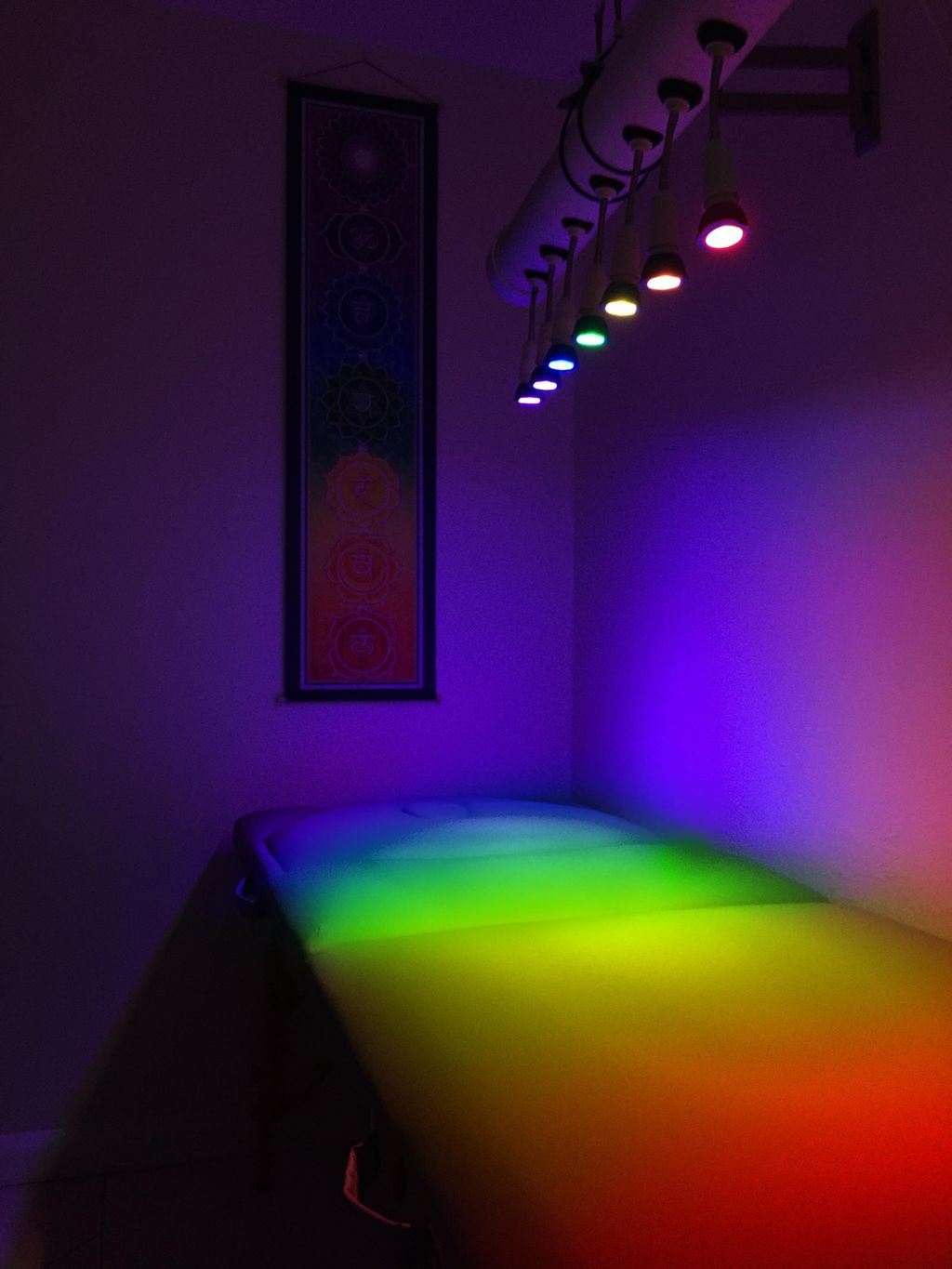 New! - "Chakra Light Therapy"! These colored light