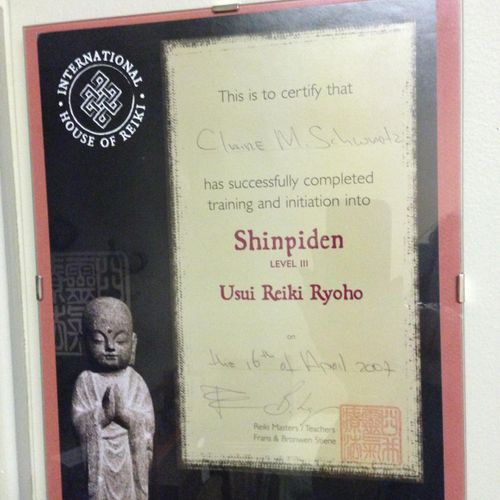 Reiki Master Teacher Certification