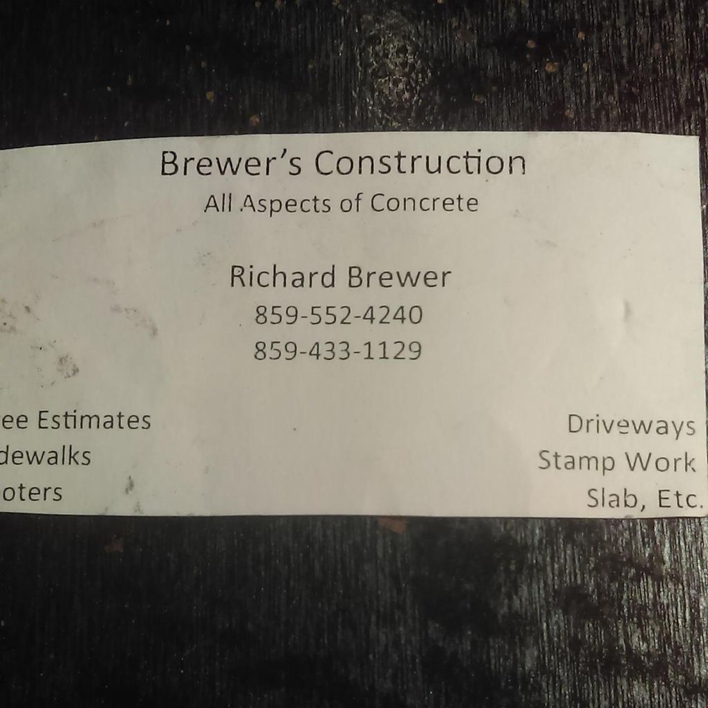 Brewer's Concrete and Construction