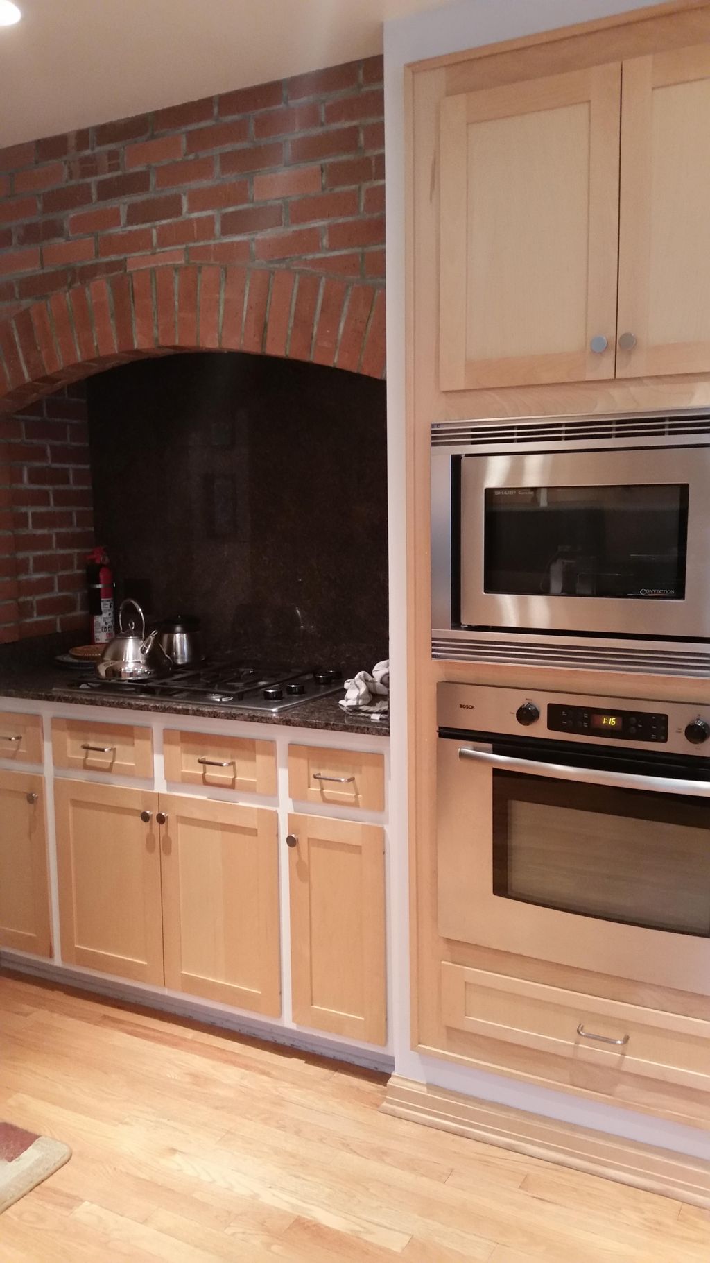 Before and after kitchen cabinetry Painted
