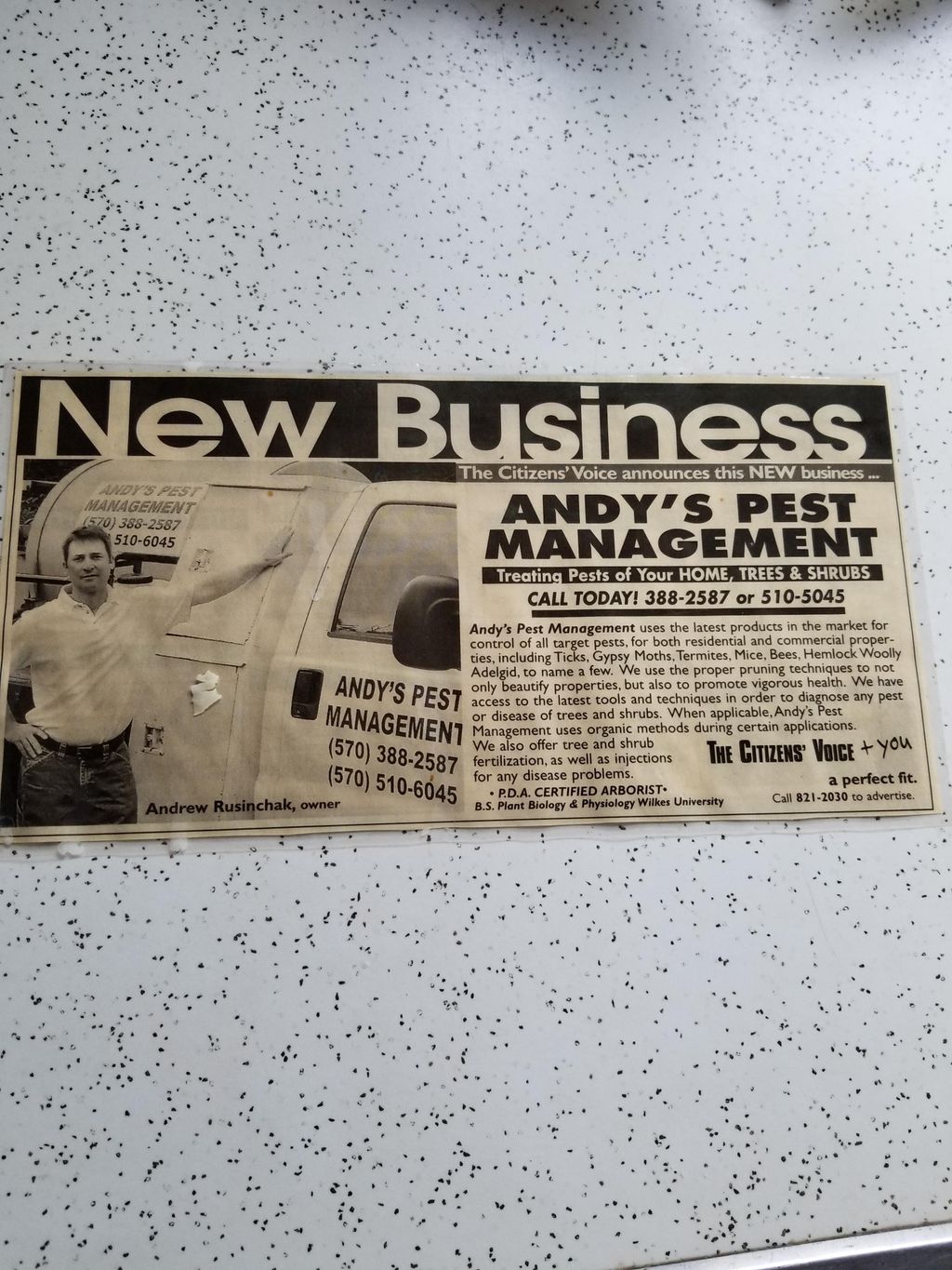 Andy's Pest Management