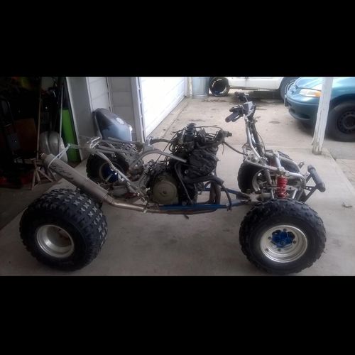 This is a recent project, Yamaha banshee with cust