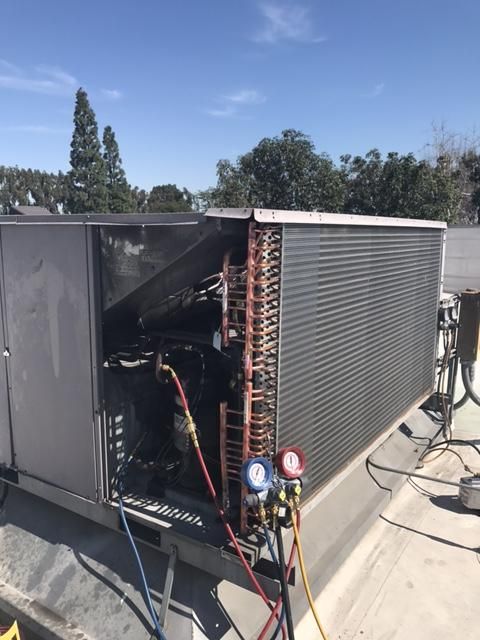 Installed new condenser coil