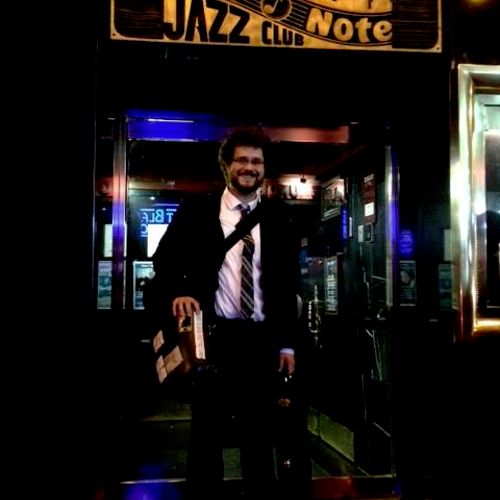 After performance at the Blue Note.