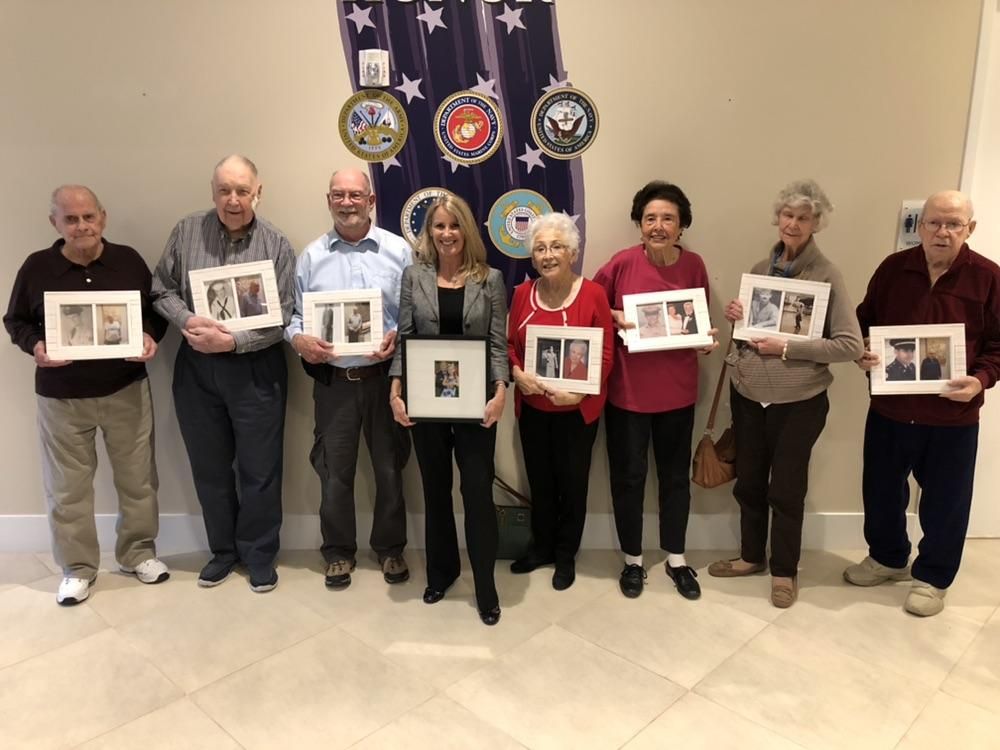 Me with veteran seniors I just spoke to about Leav