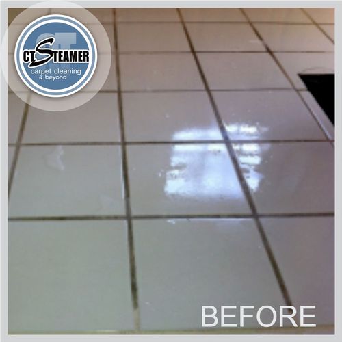 tile and grout steam cleaning before