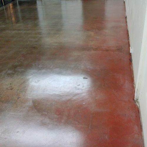Concrete Floor - Waxed