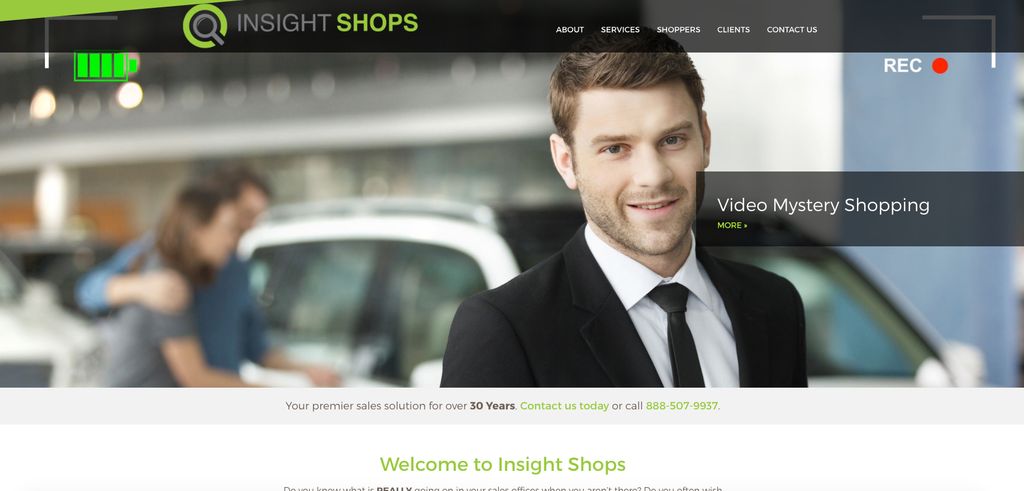 Here is a custom-built website for Insight Shops. 