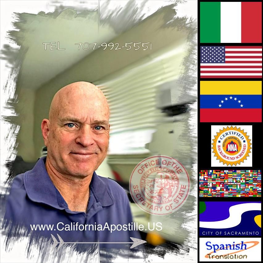 California Apostille and Spanish translation, mobi