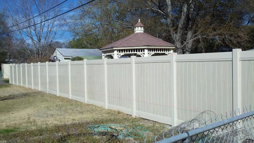Vinyl fence